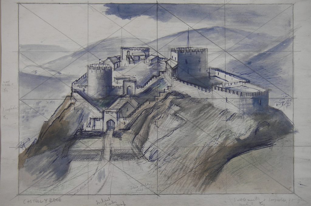 Castell y Bere, Alan Sorrell