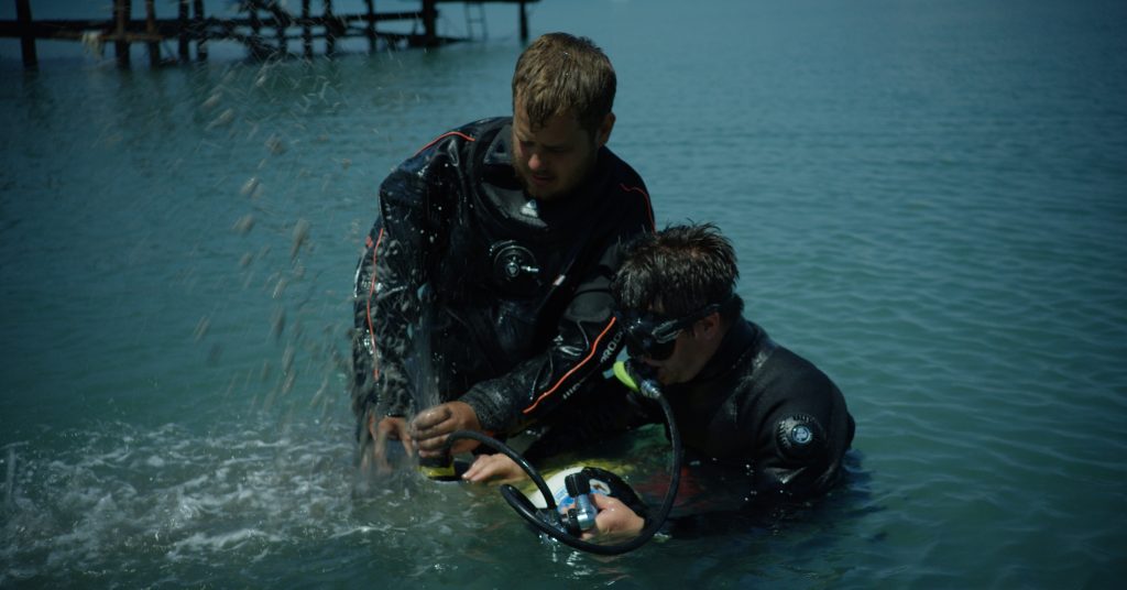 Coring in shallow waters was achieved by using a mini airlift and a Beecker sampler by the Black sea MAP team (EEFE).