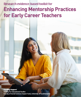 The cover page of the toolkit showing two women animatedly talking to each other and the title of the toolkit mentioned at the top, and the funding support at the bottom.