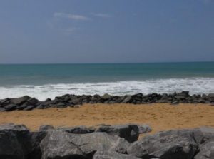 Coast in the Volta delta