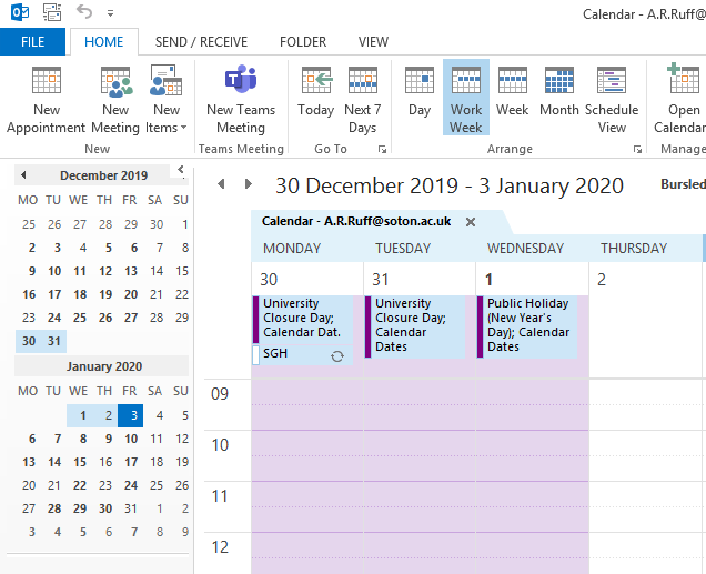 Screenshot showing New Teams Meeting option Microsoft Teams