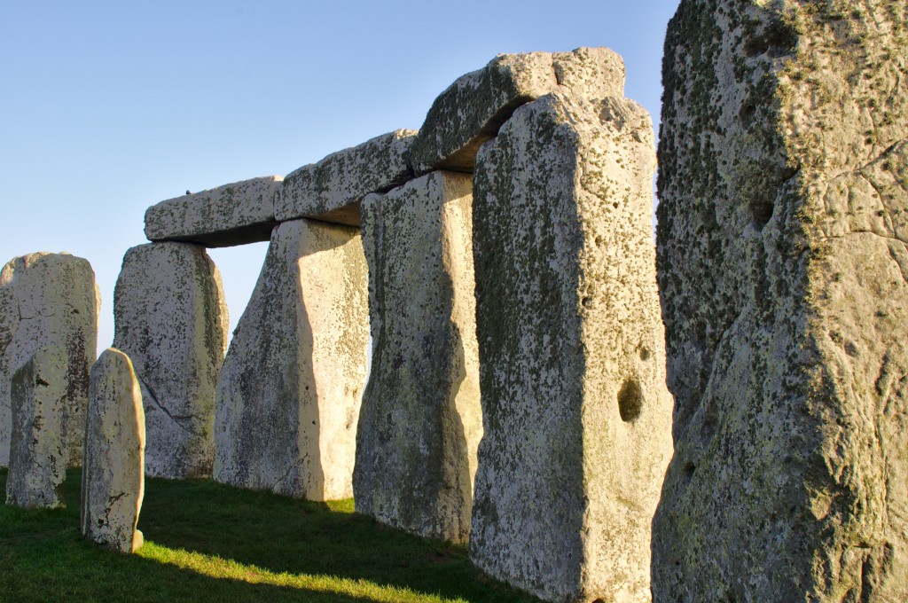Photo of Standing stones or megaliths at Stonehenge (Wiltshire, United Kingdom).