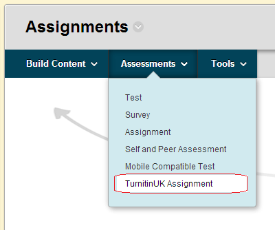 Add TurnitinUK Assignment