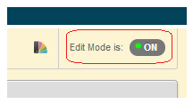 Edit Mode is On with a green indicator.