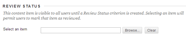 Review Status