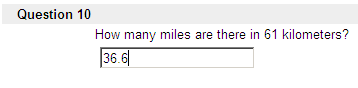 Example Question Types: Calculated Formula