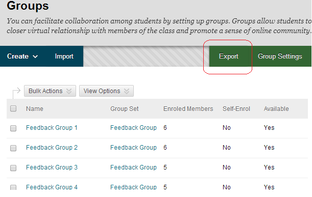 Group List