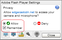 Allow Microphone Use