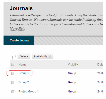 Finding Group Journals