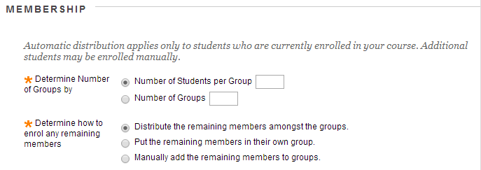 Number of Groups