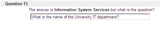 Example Question Types: Quiz Bowl