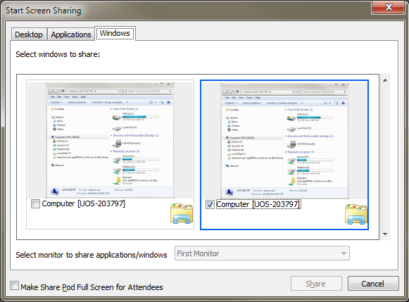 adobe connect desktop sharing