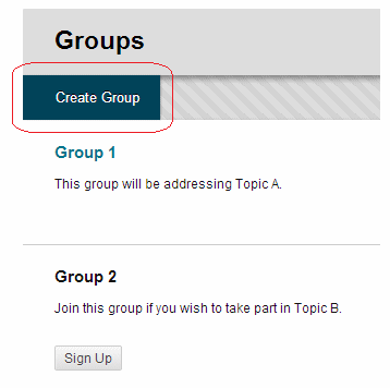 Groups Page