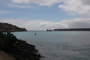 Canal between Baltra and Santa Cruz