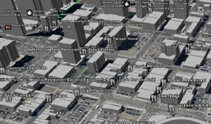 Figure 1: A 3-dimensional model of a city. Courtesy of Google Maps