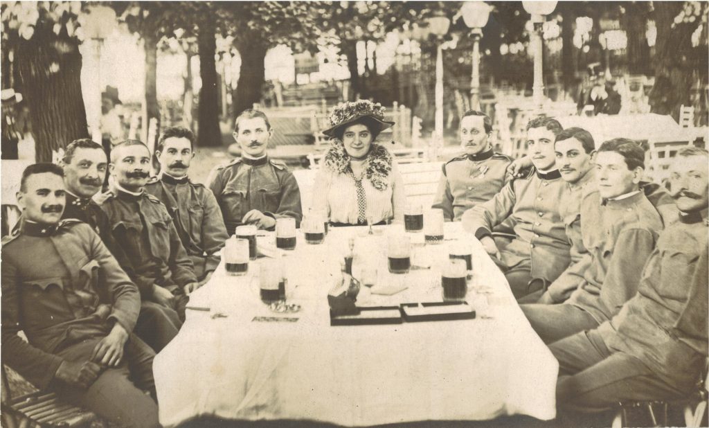 Austrian soldiers on leave