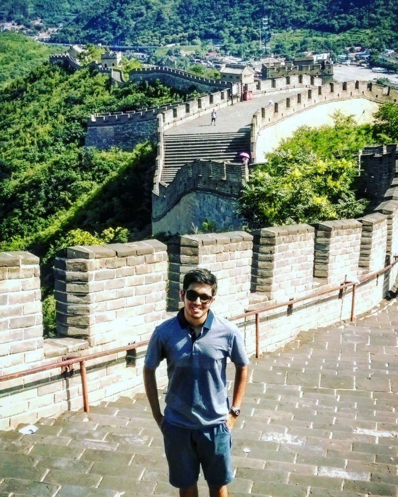 Yours truly at the Great Wall of China