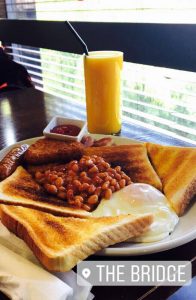The Breakfast available at the Union Southampton Café and the Bridge. 