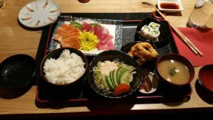 Japanese Salmon Set at Sakura.
