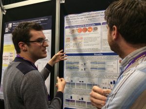 Paul Ibbett presenting his poster on systemic inflammation and the retina at #BSINVVI2016