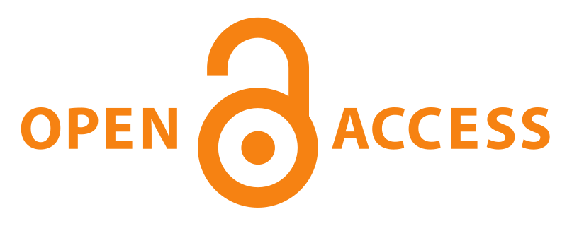 Icon of an orange open padlock and the word open on one side and access on the other