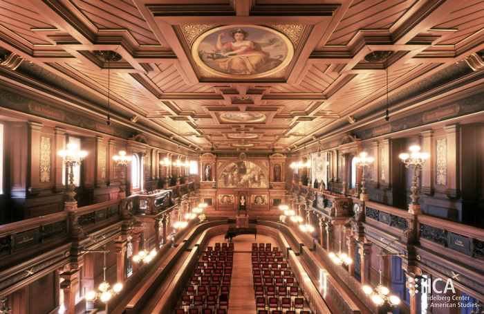 the University of Heidelberg’s main auditorium