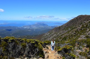 Climbing Mount Wellington, Tasmania