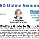 02/09/2020 – AI3SD Online Seminar Series: The Bluffers Guide to Symbolic AI – Dr Louise Dennis
