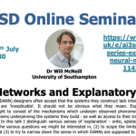 29/07/2020 – AI3SD Online Seminar Series: Neural Networks and Explanatory Opacity – Dr Will McNeill