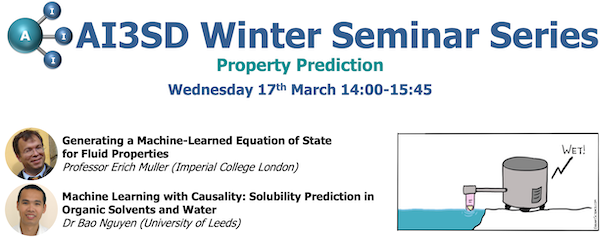 You are currently viewing 17/03/2021 – AI3SD Winter Seminar Series: Property Prediction