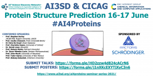 Read more about the article 16-17/06/2021 – AI3SD & RSC-CICAG Protein Structure Prediction