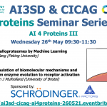 26/05/2021 – AI 4 Protein Seminar Series: III