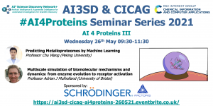 Read more about the article 26/05/2021 – AI 4 Protein Seminar Series: III
