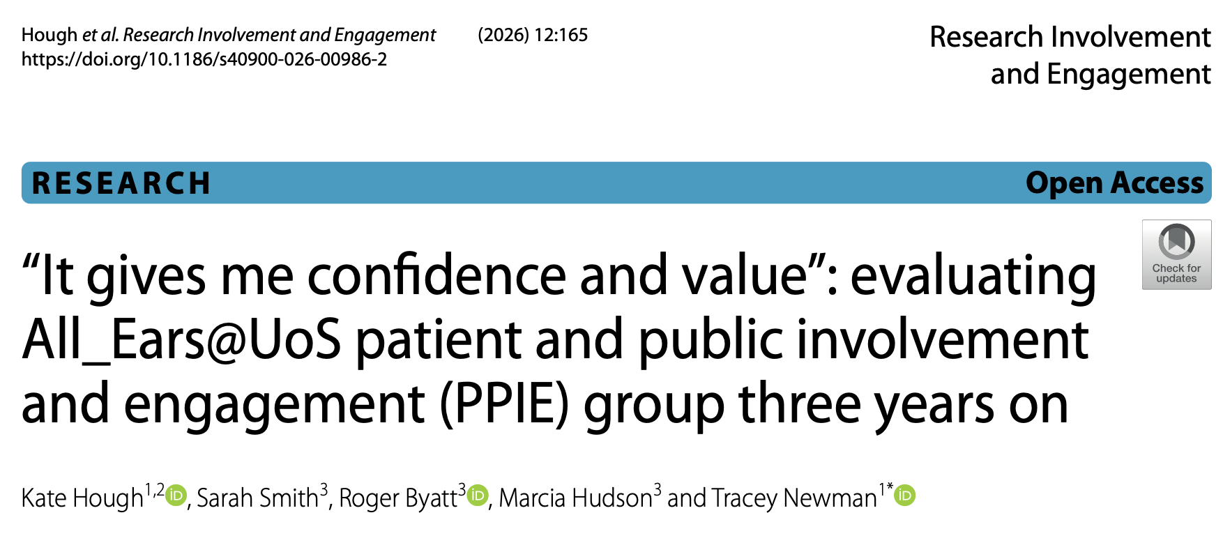 New paper alert!