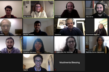 screen grab of Kick Off meeting with the ESRs