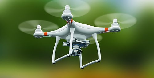 A flying drone