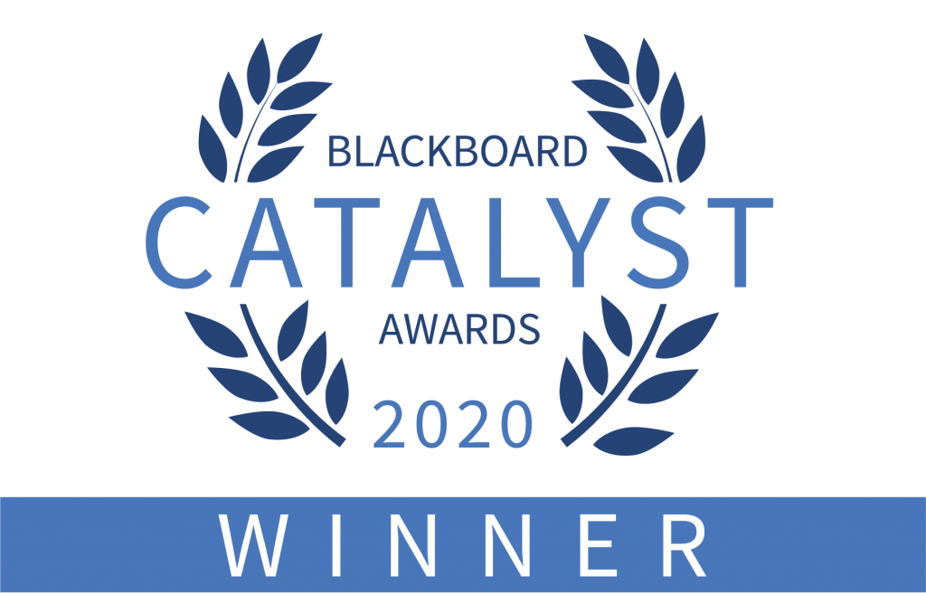 Blackboard Catalyst Awards 2020 winner