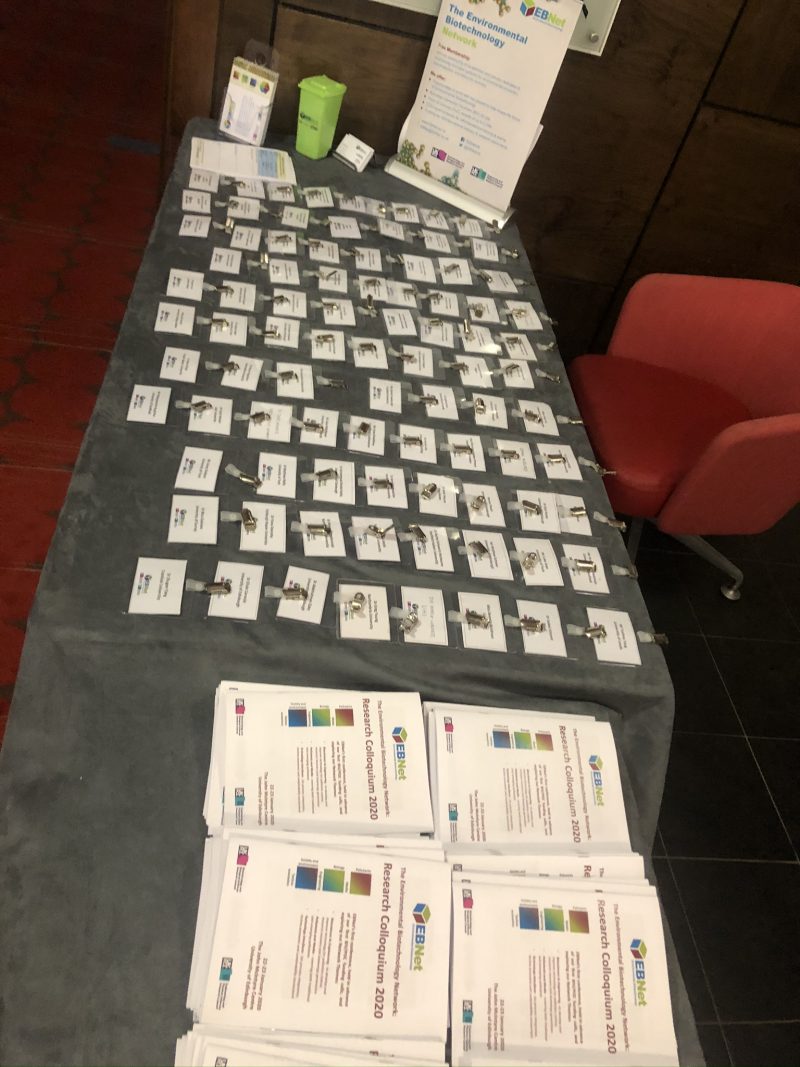 EBNet Research Colloquium 2020 – all set up and ready to go