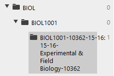 BIOL1001-10362-15-16 folder within a BIOL1001 folder within a BIOL folder