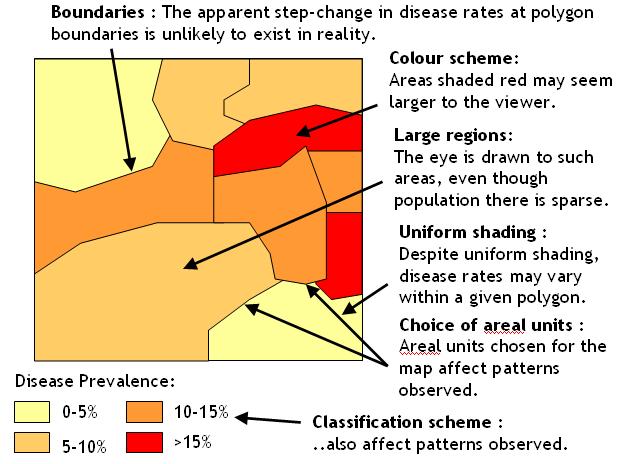 Limitations of choropleth maps