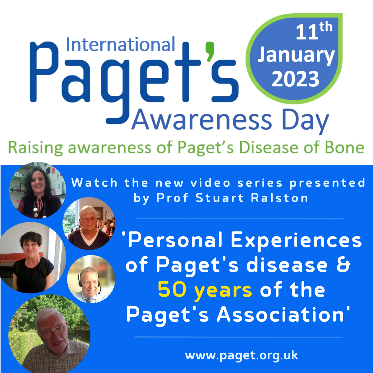 Personal stories for Paget’s Awareness Day 2023