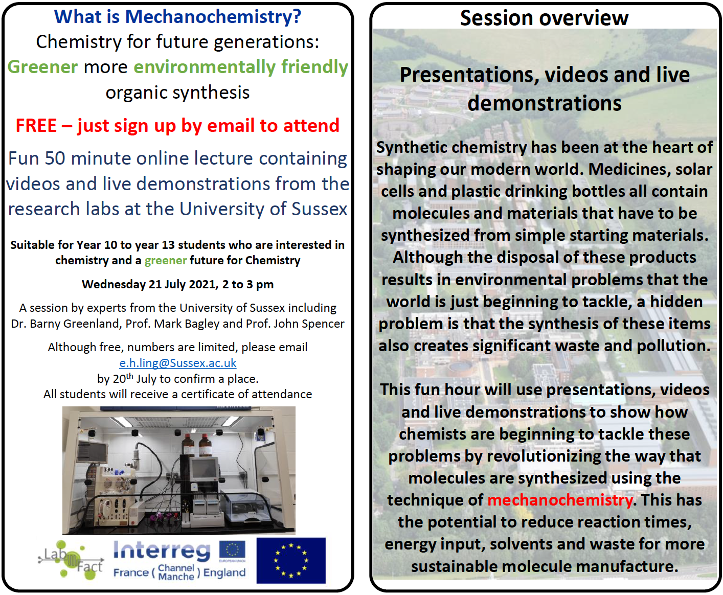 LabFact Virtual Event: What is Mechanochemistry?