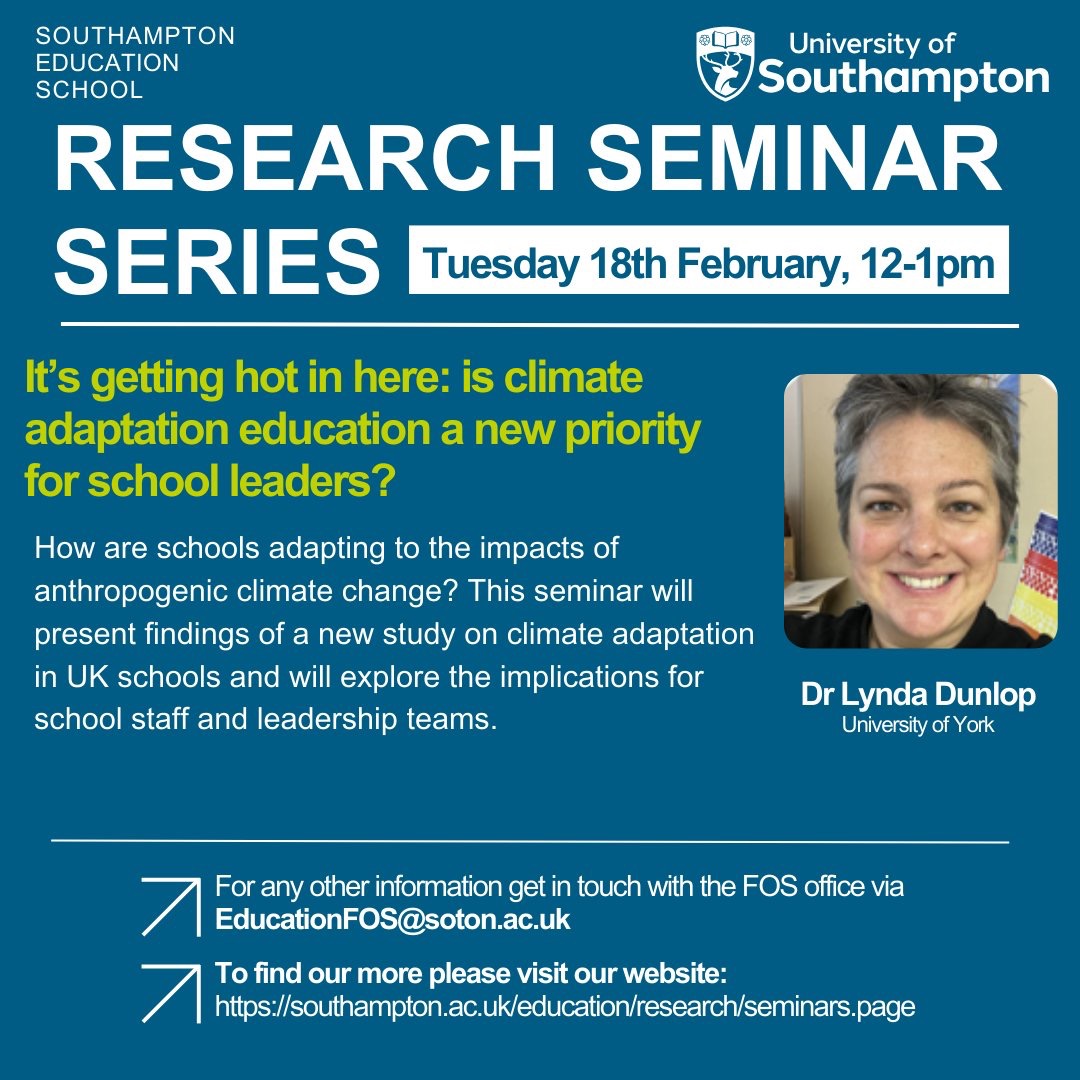 Research seminar on climate change education – Mathematics and Science ...