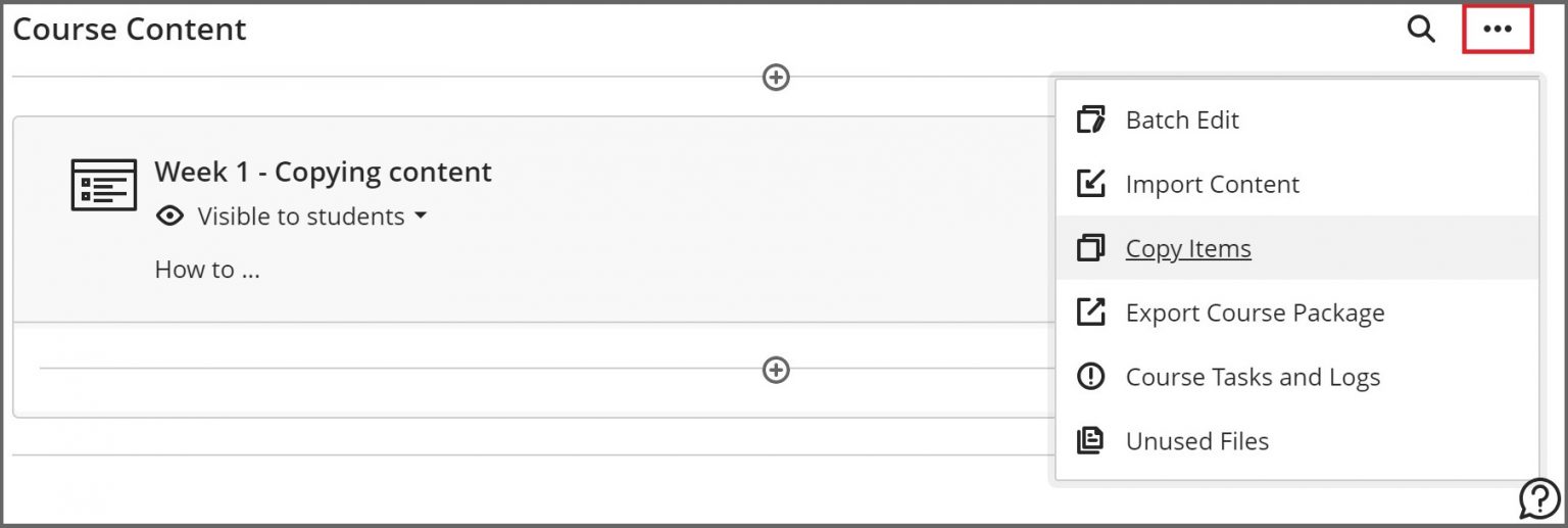 Blackboard Ultra – Copying content from other courses – eLearning ...