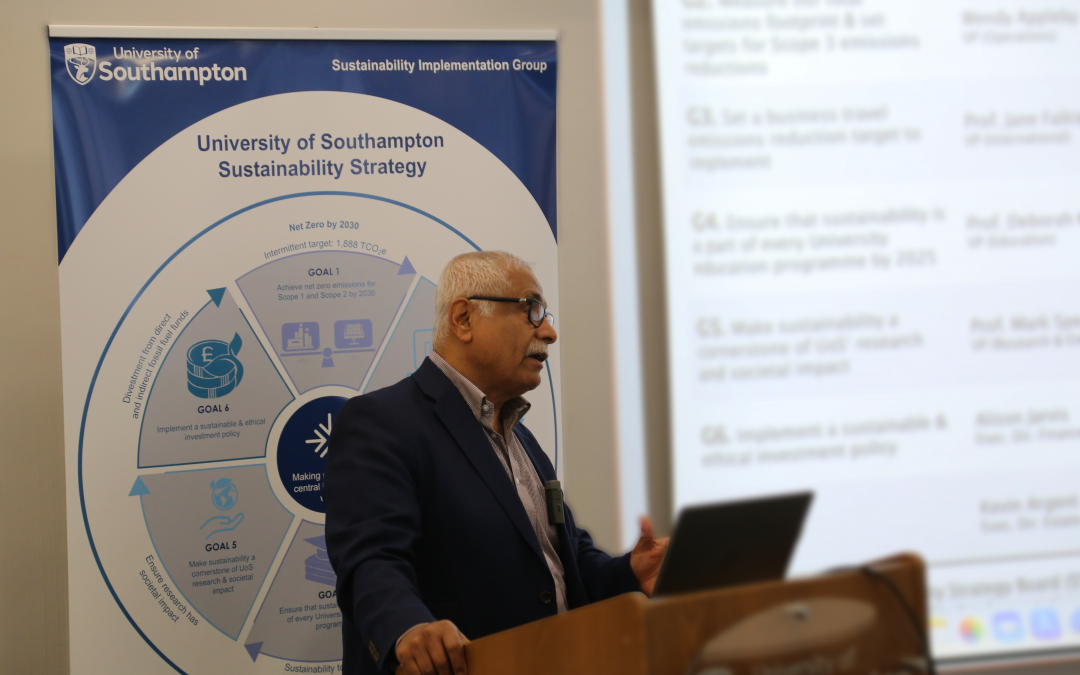 ECCD organise University of Southampton’s Sustainability Strategic Plan Update