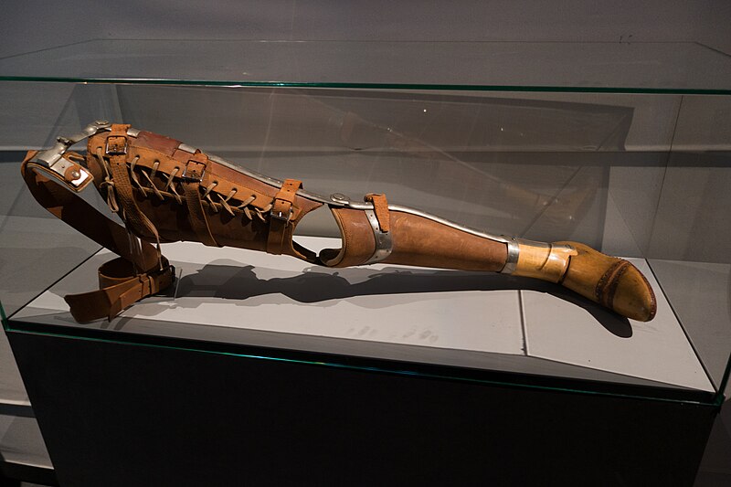 A World War I prosthetic leg