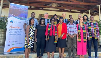 Accra, 2022: The Water and Waste Team (finally) meet in-person!