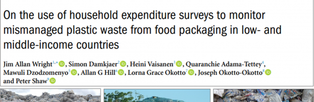 Exciting New Paper on Quantifying Mismanaged Plastic Waste from Food Packaging in Greater Accra, Ghana, and Urban Kenya