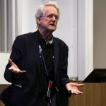 Ted Nelson at the University of Southampton, 2016