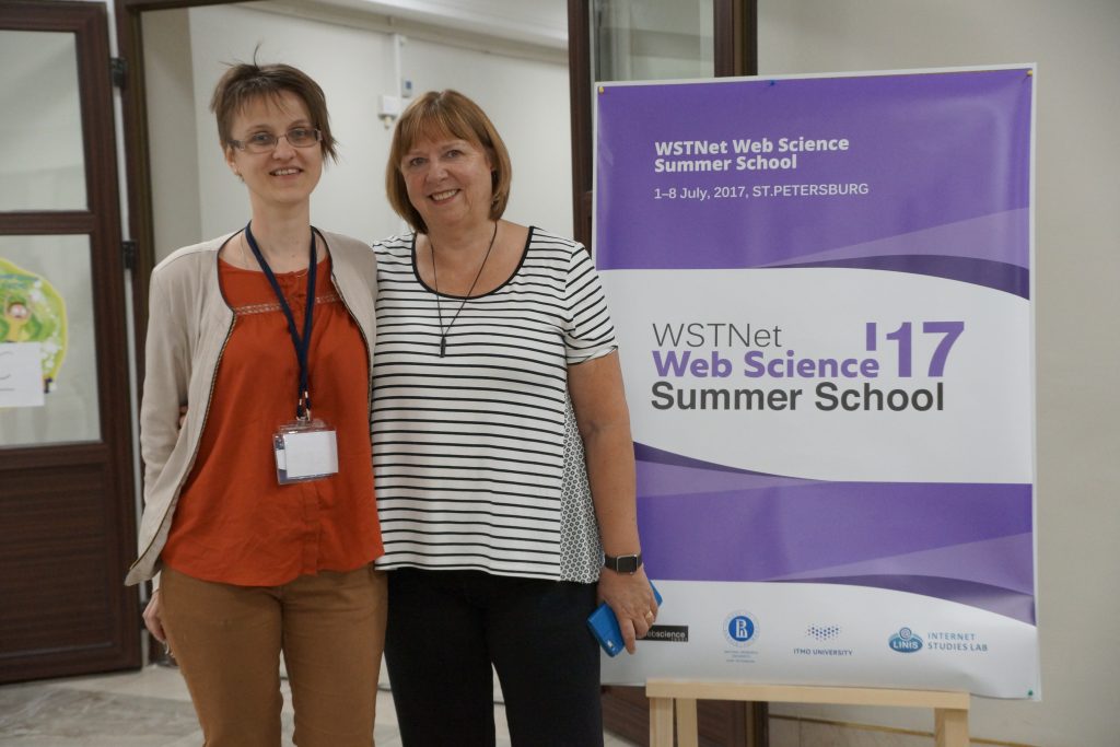 Our MD Professor Dame Wendy Hall with Olessia Koltsova, Associate Professor at HSE, St Petersburg